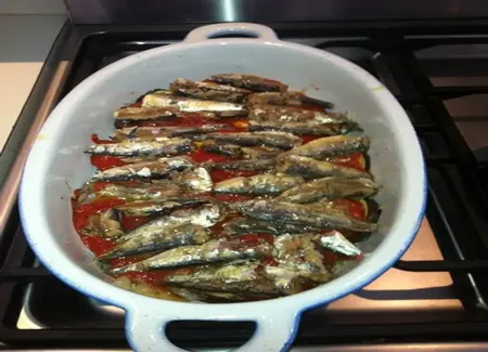 Gratinée de sardines provencale