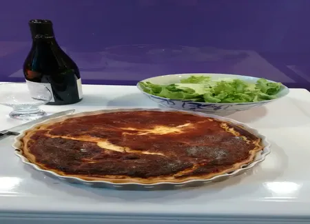 Tarte au maroilles et au fromage blanc