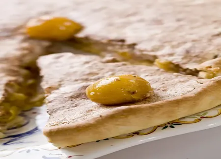 Tarte aux mirabelles et aux amandes