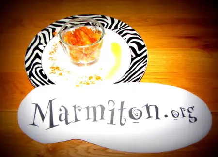 Compote de pommes au miel et citron
