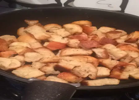 Croûtons pour la soupe ou pour la salade