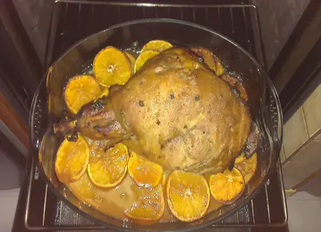 Jambon entier au miel