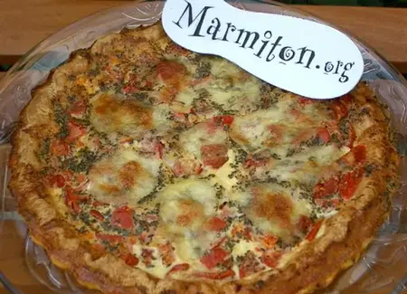 Tarte au basilic
