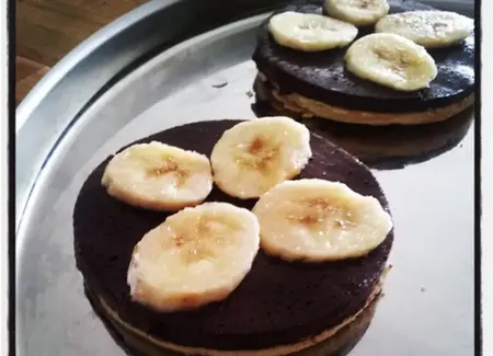 Tarte choco-bananes de titi