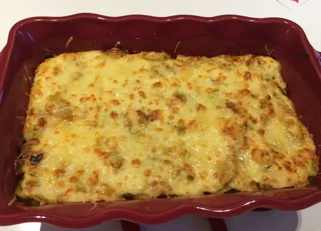 Gratin riz-courgette de mélanie