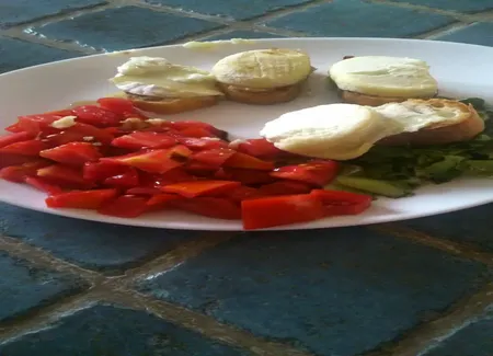 Tartines gourmandes de chèvre chaud