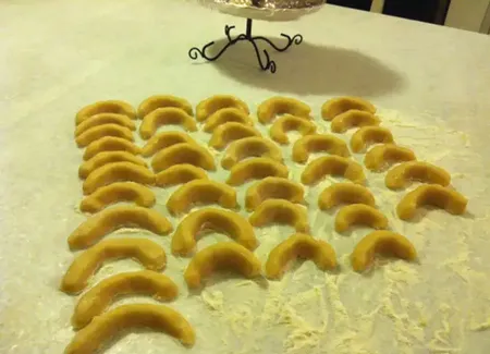 Croissants vanillés (vanillekipferl)