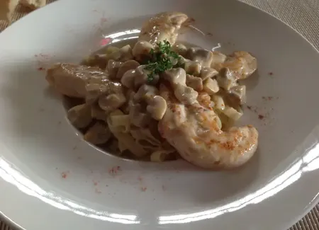 Emincé de poulet à la crème facile