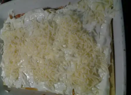 Lasagnes au thon, tomate et poivron