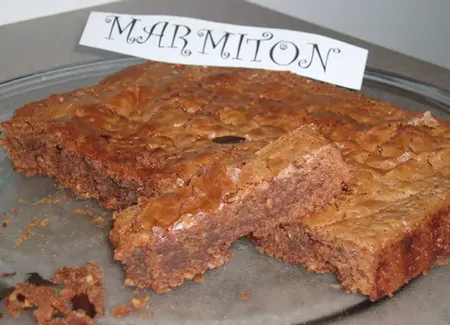Brownie aux pépites de nougatine