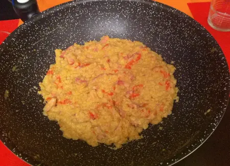 Quinoa aux lardons et légumes