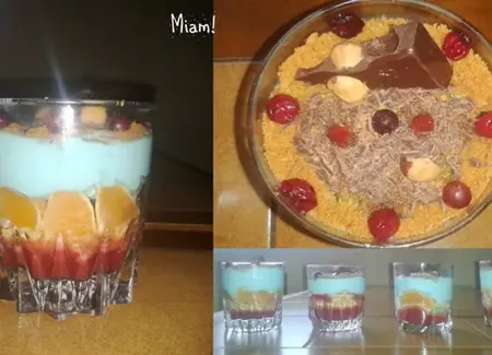 Verrine de fruits au mascarpone