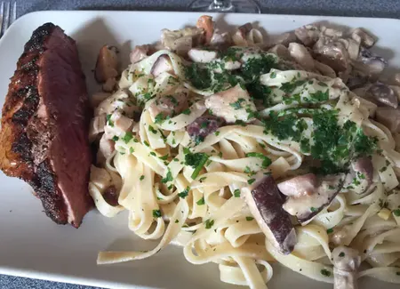 Tagliatelles aux cèpes