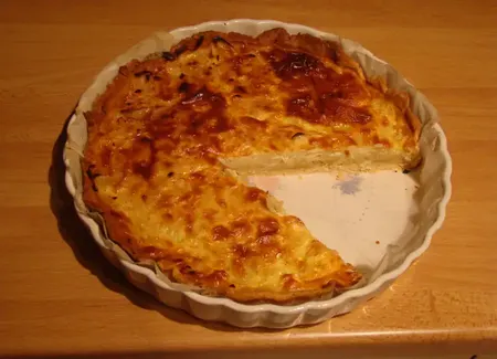 Tarte aux oignons et cassonade