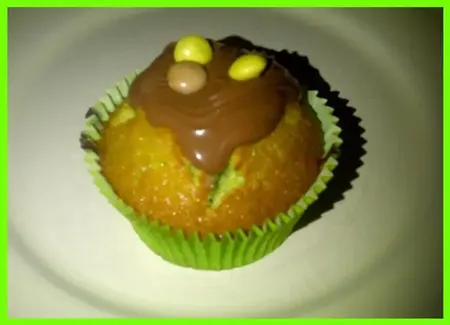 Muffins aux pistaches et nutella