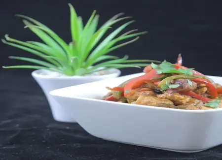Poulet mariné à la plancha