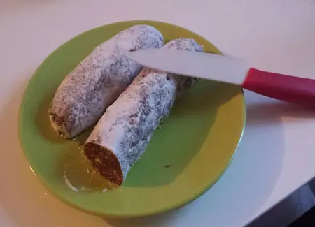 Chocossisson (saucisson de chocolat)