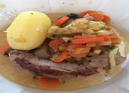 Cocotte d'hiver aux saucisses de toulouse