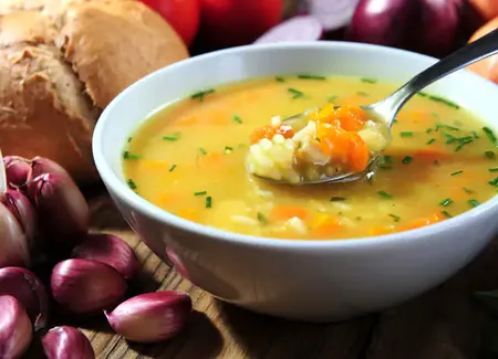 Soupe d'hiver aux 5 légumes