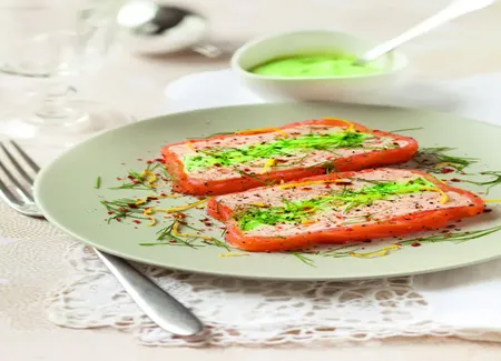 Terrine de saumon à l'avocat