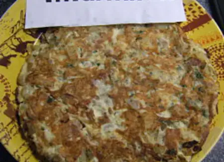 Omelette au blanc d'oeuf en neige