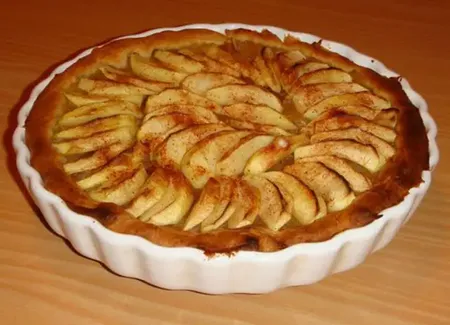 Tarte aux pommes à la frangipane