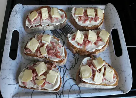 Bruschetta mont blanc