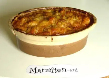 Gratin agneau et pomme de terre à la provençale