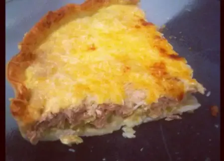 Tarte courgettes-tomates-thon
