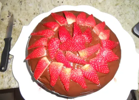 Gateau tout choco et confiture de lait