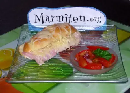 Croque moelleux de sylvie (croque monsieur amélioré)