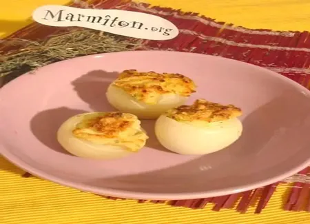 Oignons soufflés au chèvre