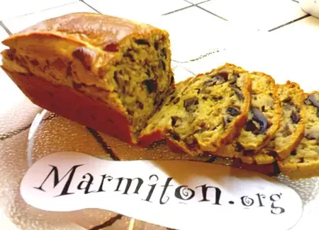 Cake aux champignons de paris