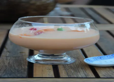Gaspacho melon coco avocat