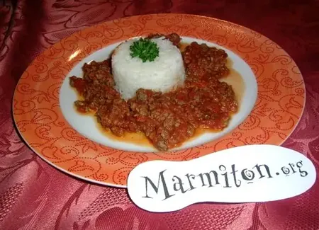 Cari de viande hachée au gingembre