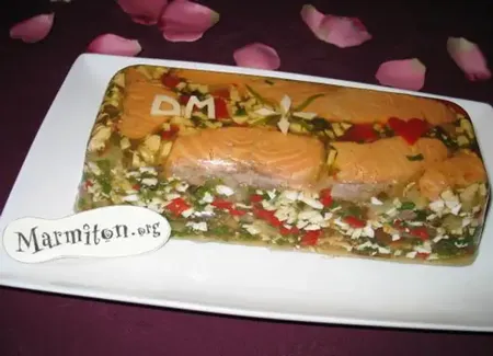 Hure de saumon (terrine de saumon)