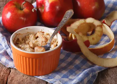 Amour de crumble aux pommes