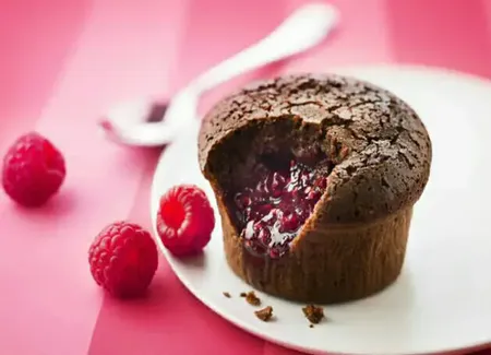 Moelleux chocolat aux framboises