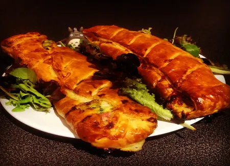 Feuilleté aux courgettes et aux 3 fromages