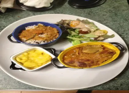 Curry de poulet exotique