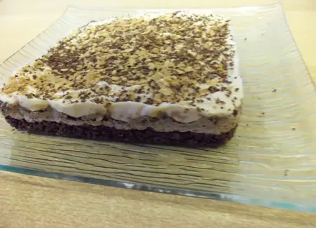 Entremet caramel chocolat