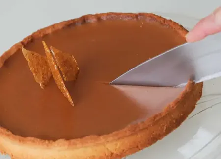 Tarte au chocolat et caramel (au beurre salé)