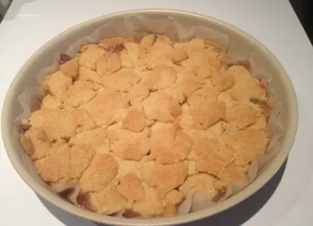 Crumble poires figues et chocolat