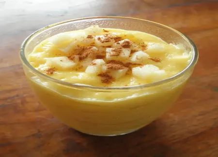Mousse de pomme et brunoise pomme fruit