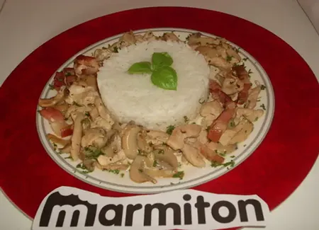 Filet de dinde aux lardons