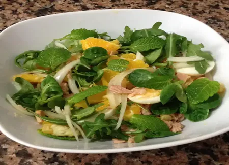 Salade d'orange au thon