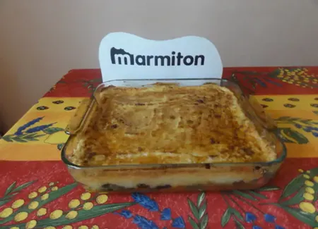 Gratin aux 2 boudins et 2 pommes