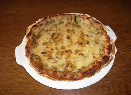 Tarte aux cèpes