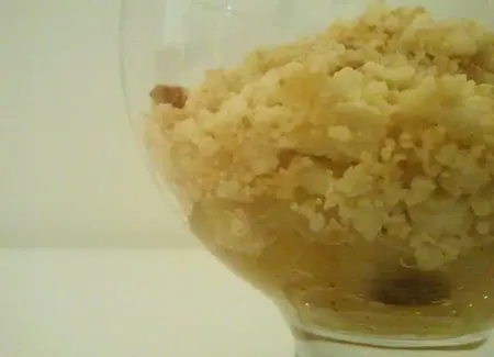 Crumble aux pommes rapide sans four classique