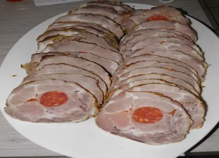 Rôti de porc farci au chorizo